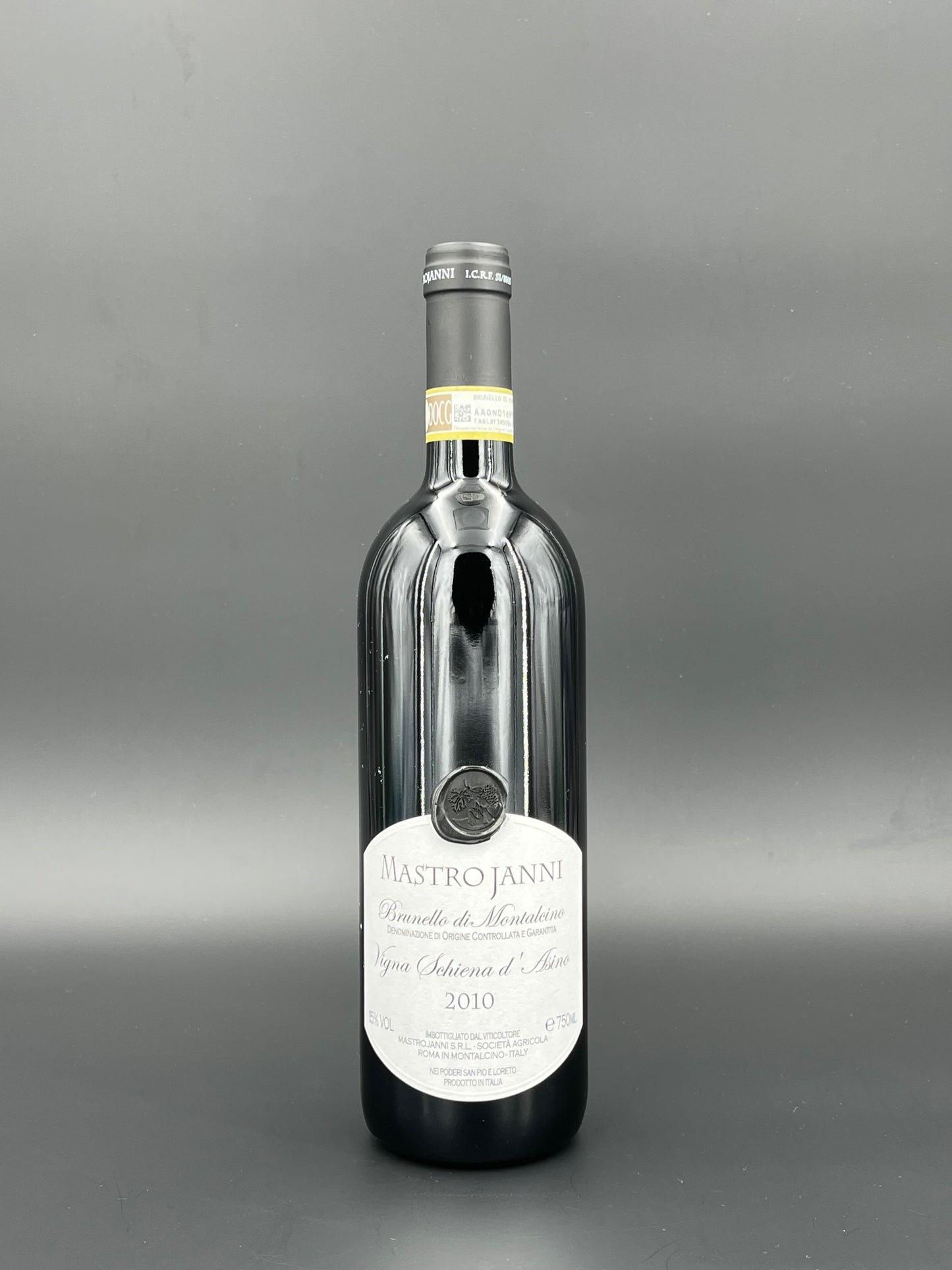 Vigna Schiena d`Asino Brunello di Montalcino Normalflasche | Mastrojanni