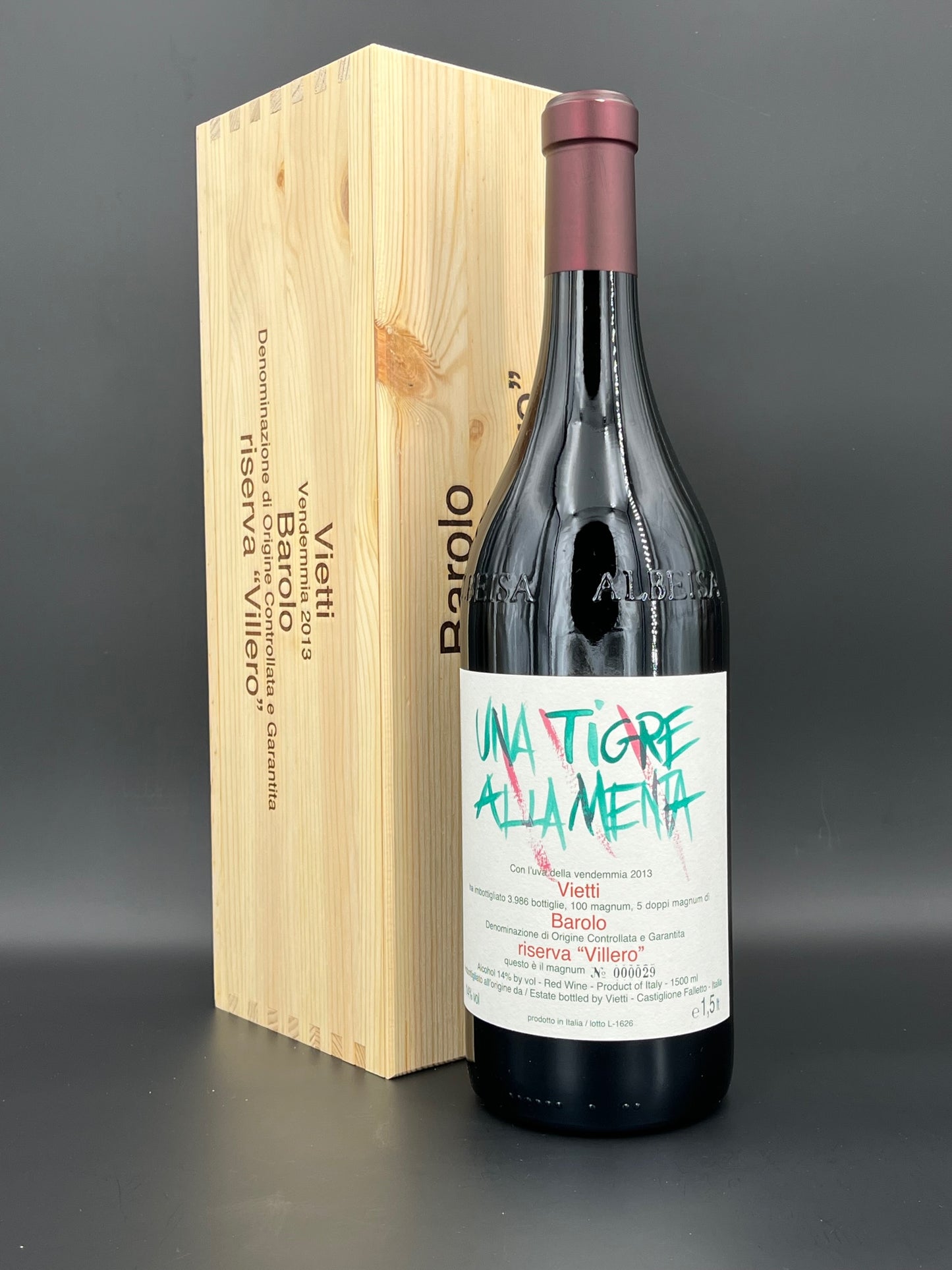 "Villero" Barolo Riserva "Una Tigre Allamenta" Magnum in OHK | Vietti