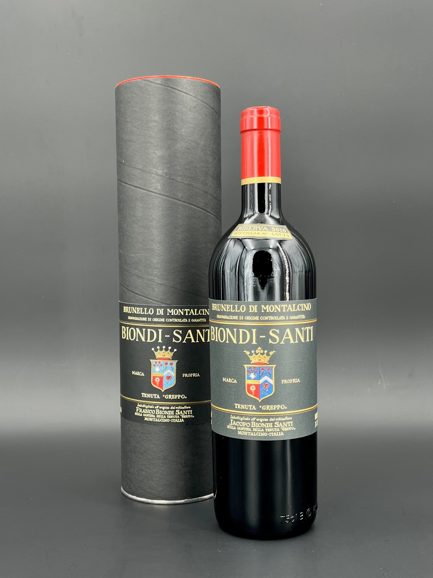 Brunello di Montalcino Riserva Normalflasche mit OK | Biondi Santi | Tenuta Il Greppo