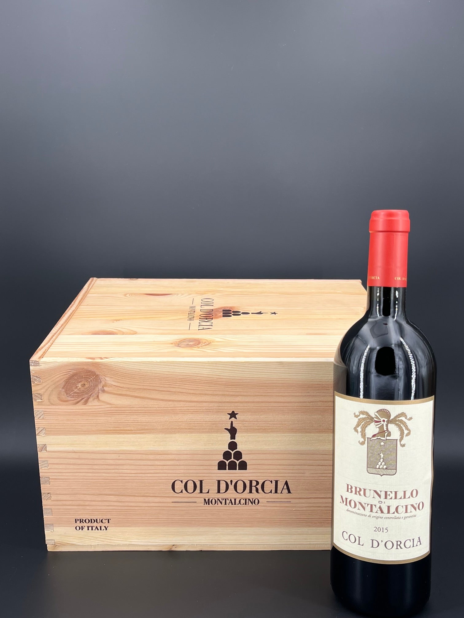 Brunello di Montalcino "etichetta vecchia" 2015 DOCG 6-er OHK | Col d` Orcia