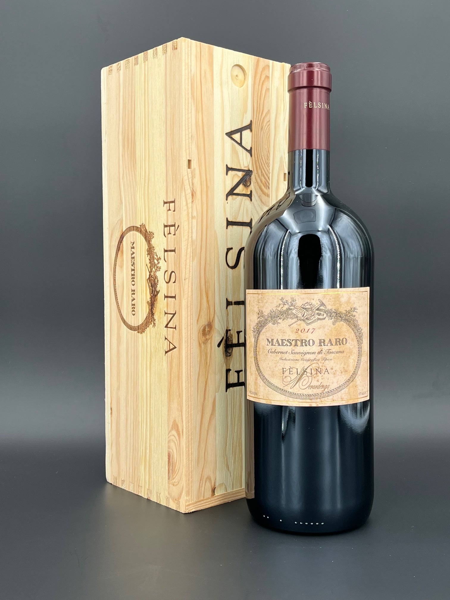 "Maestro Raro" Cabernet di Toscana 2017 Magnum in OHK | Fèlsina
