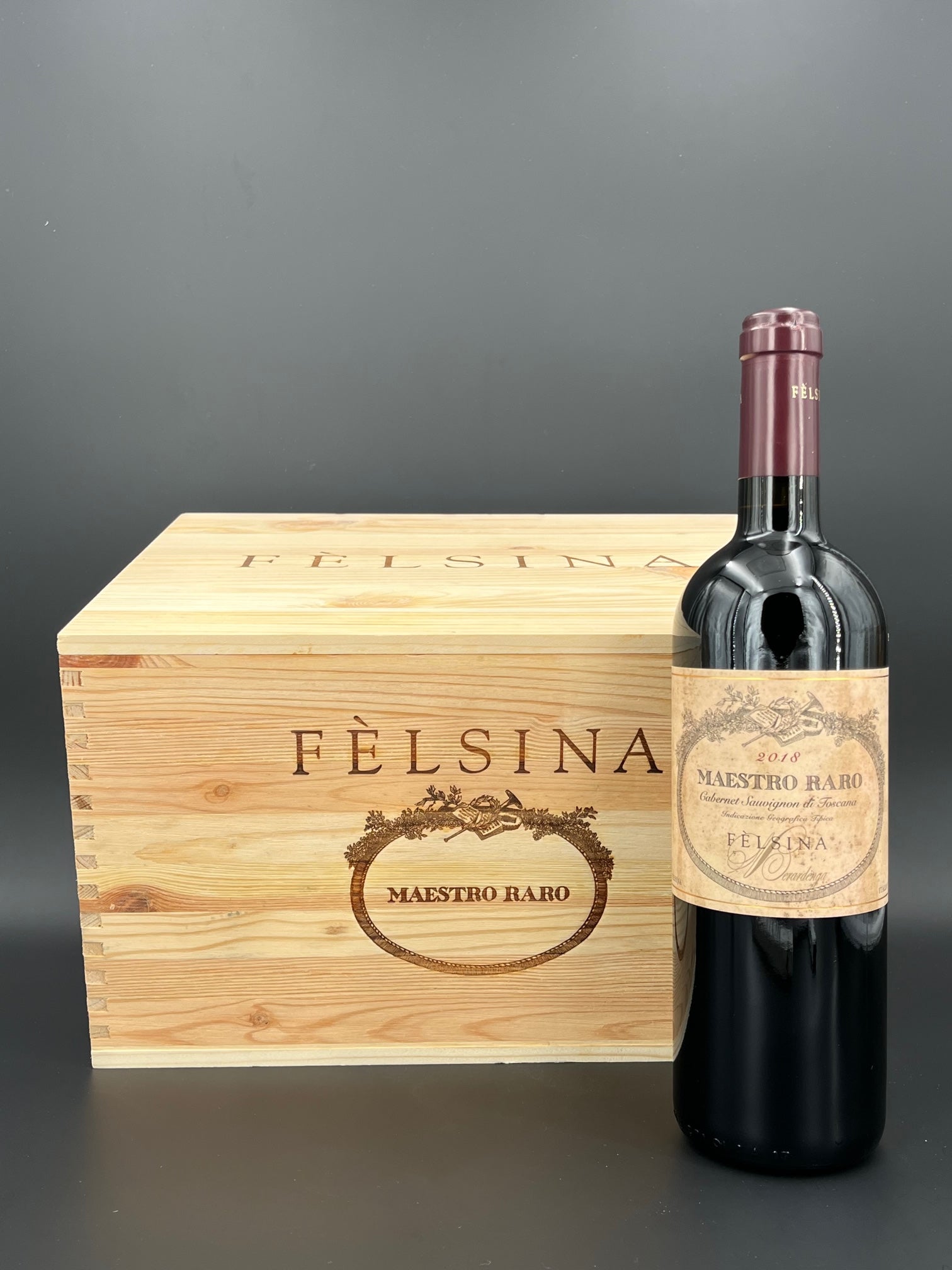 "Maestro Raro" Cabernet di Toscana 2018 6-er OHK | Fèlsina