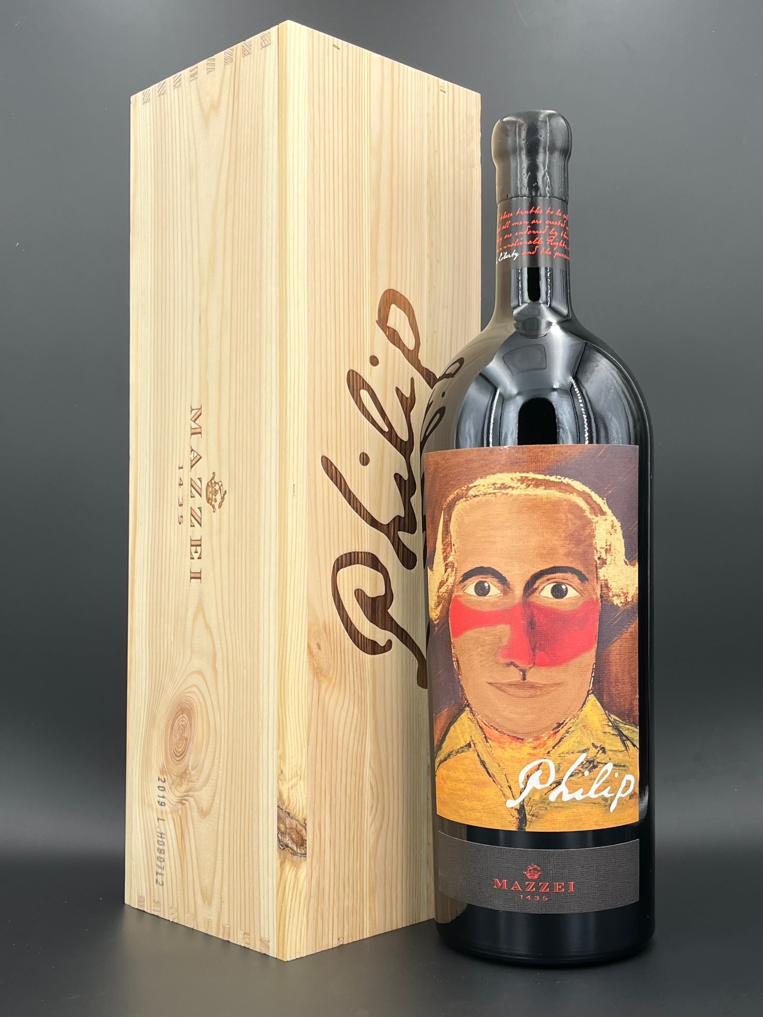 "Philip" Rosso Toscana Doppelmagnum in OHK | Castello di Fonterutoli