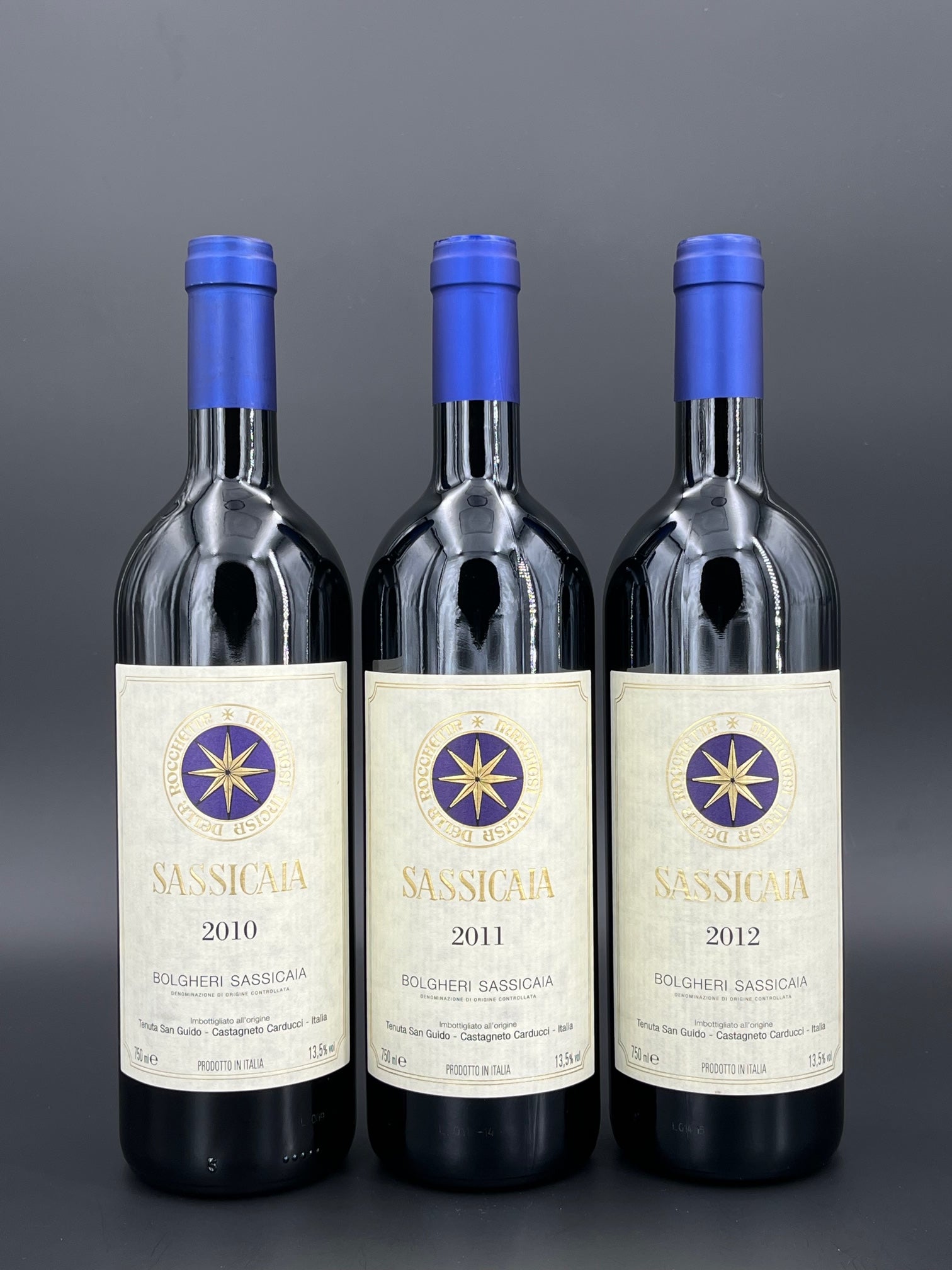 Sassicaia Vertikale Normalflaschen | Tenuta San Guido